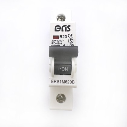 Eris ERS1M620B B20 20A 20 Amp MCB Circuit Breaker Type B